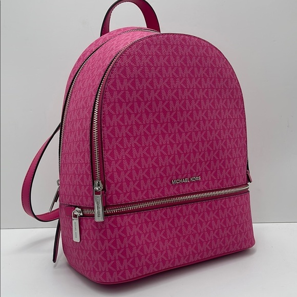 Michael Kors Rhea Medium Signature Logo Backpack
Dragonfruit
NWT main image 12